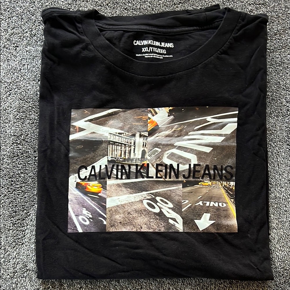 Calvin Klein Jeans Black Short Sleeve Tee